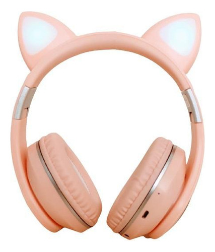 Fone De Ouvido Bluetooth Led Orelha Gato Iuz Headphone