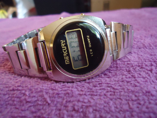 Mercury Reloj Digital Vintage Retro 70s Para Mujer
