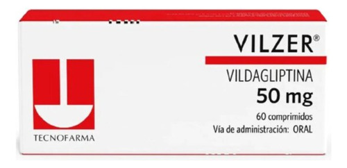 Vilzer 50 Mg X 30 Comprimidos Vidagliptina Diabetes 