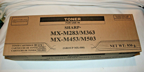 Toner Sharp Mx500tn Para Mx 453n 503n 363n M283n Recargamos
