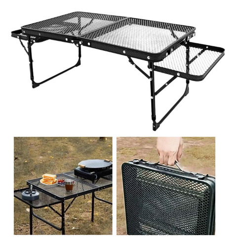 Mesa Plegable Elevadora, Mesa Plegable Para Acampar,