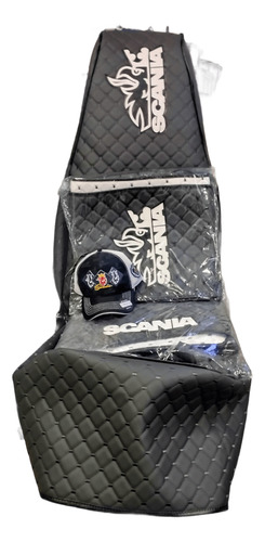 Funda De Asiento Scania R500 -piso Completo Y Cubre Tablero) Gris