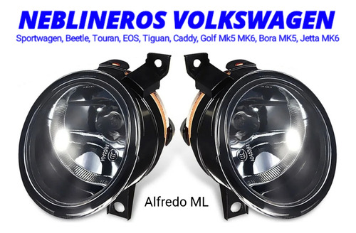 Neblineros Volkswagen Jetta Beetle Golf Bora Caddy Tiguan