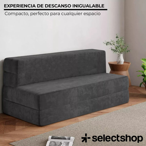 Sillon Sofa Cama Futon Plegable Modular Sala Mueble 3 En 1