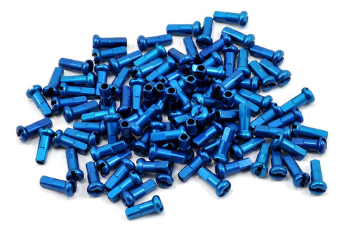 Dt Swiss 2.0 X 12mm Blue Alloy Nipples, Box Of 100 Madison