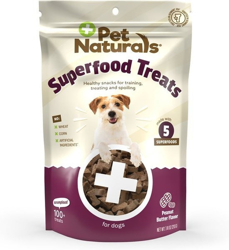 Pet Naturals  Peanut Butter Recipe Superfood Dog Treats, 120