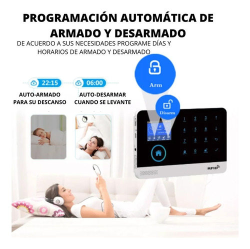 Kit Sistema De Seguridad Casa + Alarma Wifi Control Por App