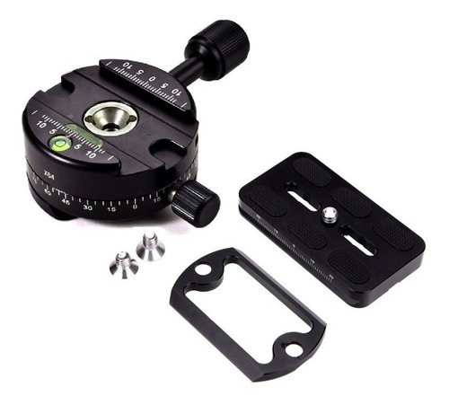 Plate Engate Rapido Quick Release 360 Panorâmica Tripé Monop