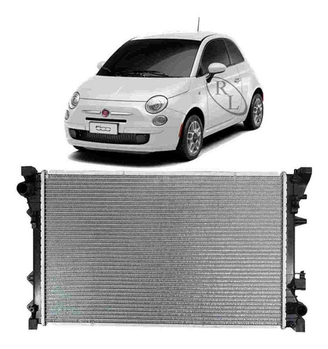 Radiador Fiat 500 1.4 2011 2012 2013 2014 2015 - 55111352aa