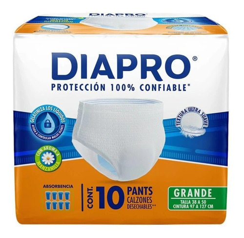 Diapro Pants Talla Grande 8/10 Pza