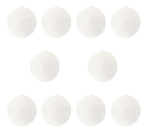 10 Piezas De Lona De Malla Lienzo, Elaboración De M