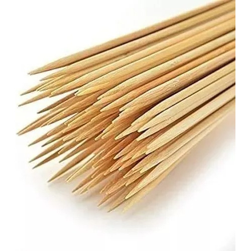 Palitos De Altura Madera Para Pinchos Brochetas 30cm 