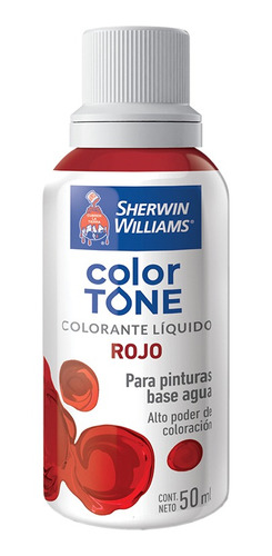Color Tone Entonador Liquido Pintura Al Agua Sherwin W 50ml
