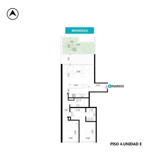 Imagen 9 de 9 de Departamento - Rosario