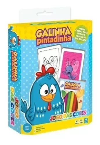 Jogo das Cores - Galinha Pintadinha - Copag 97502-9 em Promoção na