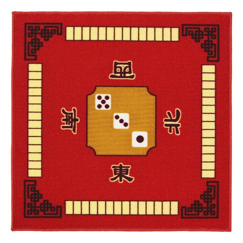 Mantel De Mesa Mahjong Cuadrado Para Tarjetas [u]