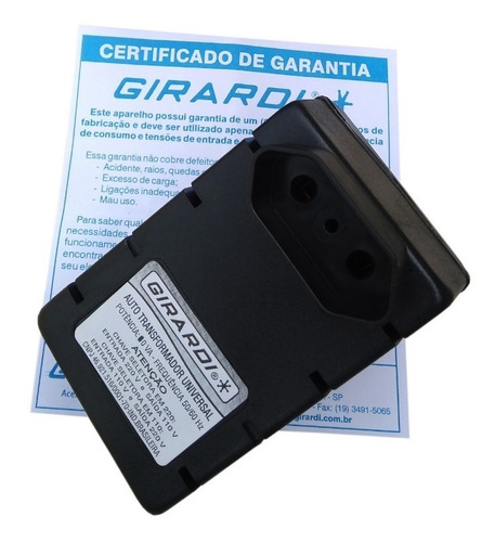 Imagem 8 de 10 de Transformador Conversor De Voltagem 110-220v E 220-110v 20va