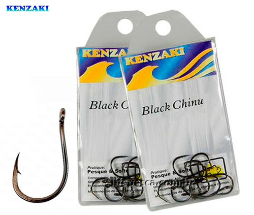 Anzol Kenzaki Chinu Black N°03 - 20 Peças