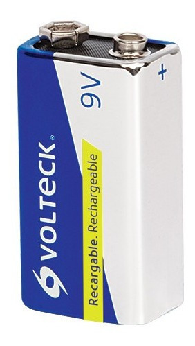 Batería Recargable 9 Volts 250mah Volteck Re-9v2