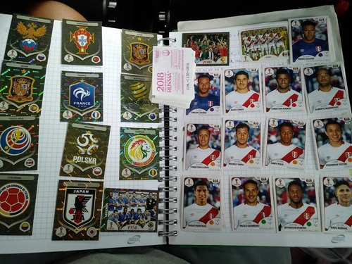 Imagen 6 de 10 de Panini Rusia 2018 - Figuritas, Figuras Mundial Rusia 2018
