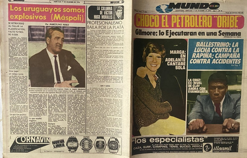 Mundocolor Nº 32 Diario, Nov 1976, Roque Máspoli, Ex4