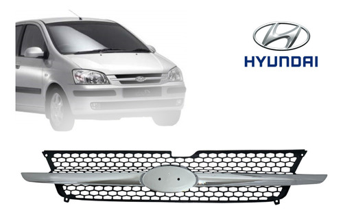 Parrilla (bigote Cromado) Para Hyundai Getz 2013