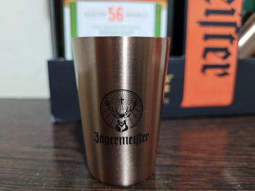 Jagermeister 1 Litro+3 Shots De Metal+10 Miniaturas