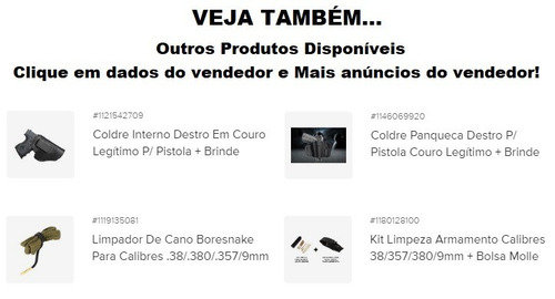Limpador De Cano Boresnake Para Calibres .38/.380/.357/9mm