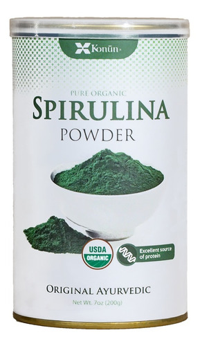 Spirulina En Polvo Orgánica 200g