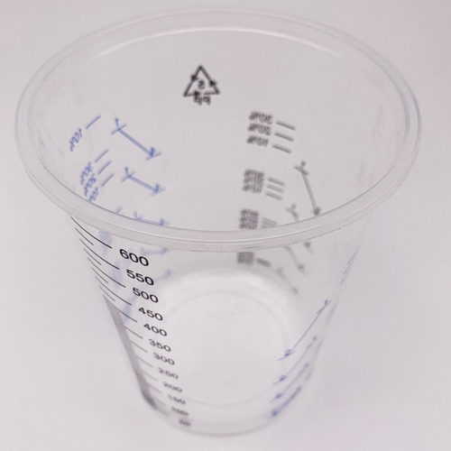 Copo De Mistura De Tinta Descartável De Plástico De 60 Unida