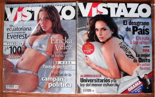 Ericka Velez Venta X Lote Revistas Vistazo