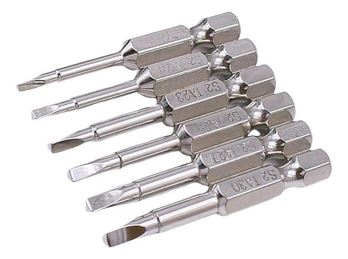 ` Pacote Com 6 Pontas Triangulares De 1/4 De Polegada Para