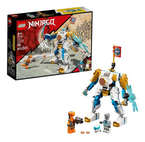 Lego Ninjago Robô Power Up Evo Do Zane 71761 - 95 Peças
