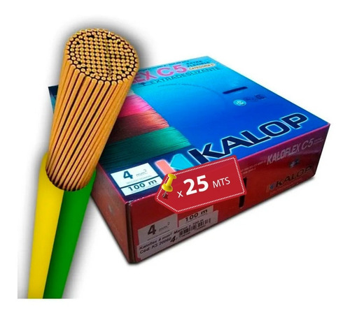 Cable Unipolar 4 Mm Kalop Categoría 5 Iran Extra Flexible