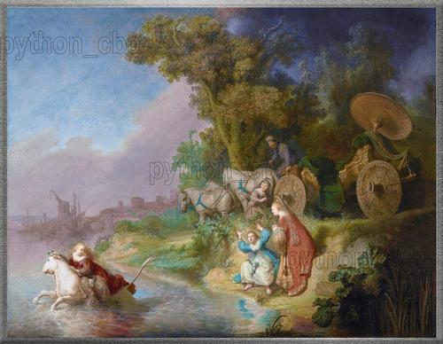 Cuadro El Rapto De Europa - Rembrandt - Año 1632
