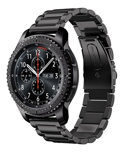 Pulseira Aço Inoxidável Para Galaxy Watch 3 46 Mm - Preta