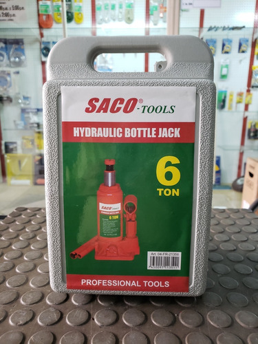 Imagen 2 de 3 de Gato Hidraulico Tipo Botella 6 Toneladas Marca Saco