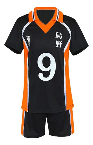 Xiamusz Karasuno Cosplay Disfraz Jersey Halloween Uniforme S
