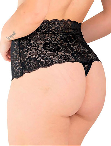 Culotte Less Encaje Puntilla Tiro Alto Dolcisima 89833