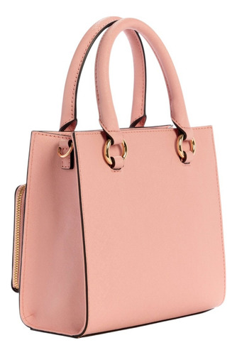 Bolsa Guess Factory Sg970105-ros Acabado De Los Herrajes Níquel Color Rosa Correa De Hombro Rosa Diseño De La Tela Lisa