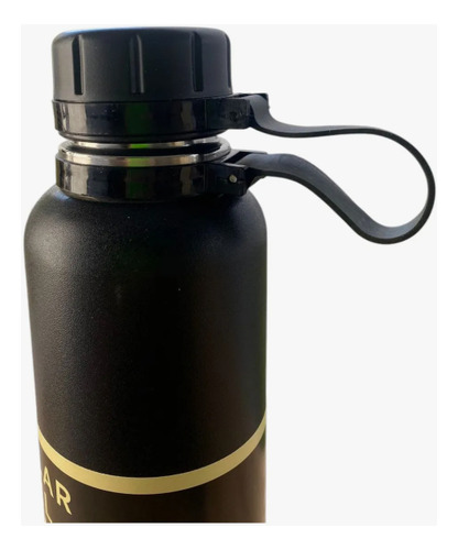 Termo De Acero Termico 1000ml Cod Akh-1000 Negro