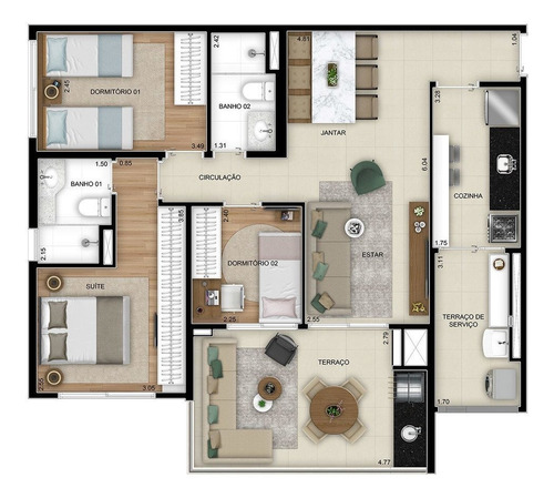 Imagem 21 de 22 de Apartamento Residencial Para Venda, Vila Guilhermina, São Paulo - Ap7312. - Ap7312-inc