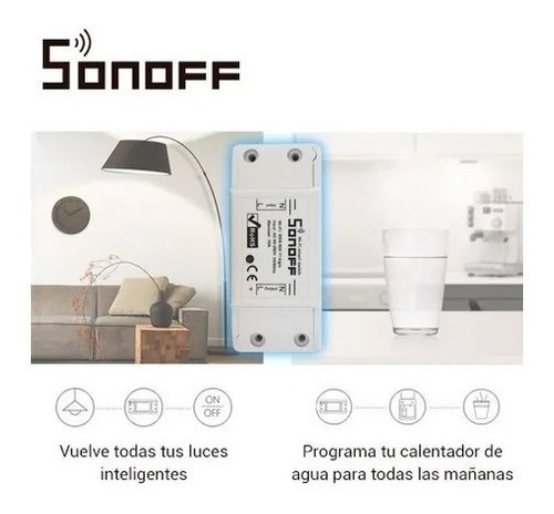 Sonoff Switch Inteligente Wifi 2.4ghz Domotica Inalambrico