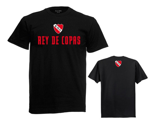 Remera Independiente Rey De Copas   Cai  - 100% Algodón