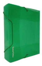 Comprar Caja Archivo Verde Con Elastico Binderplus A4 De 4,5 Cm