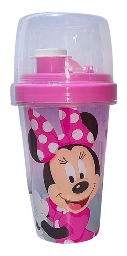 Copo Mini Shakeira Infantil Com Misturador E Tampa Plasutil