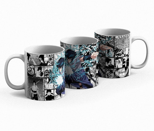 Taza Mug 11oz Anime Manga Naruto Shippuden Sasuke Uchiha