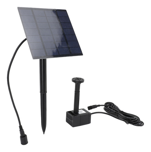 Potente Kit De Bomba De Agua Solar Jet Para Baño De Pájaros