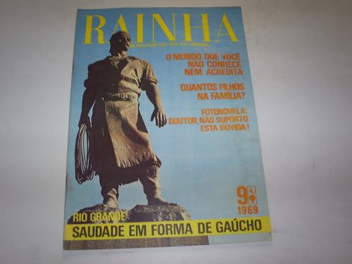 Revista Rainha Nº9 1969 Saudade Em Forma De Gaucho Fotonove