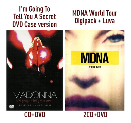 Cd+dvd Madonna - I'm Going To Tell You A Secret / Mdna Tour (Usado)